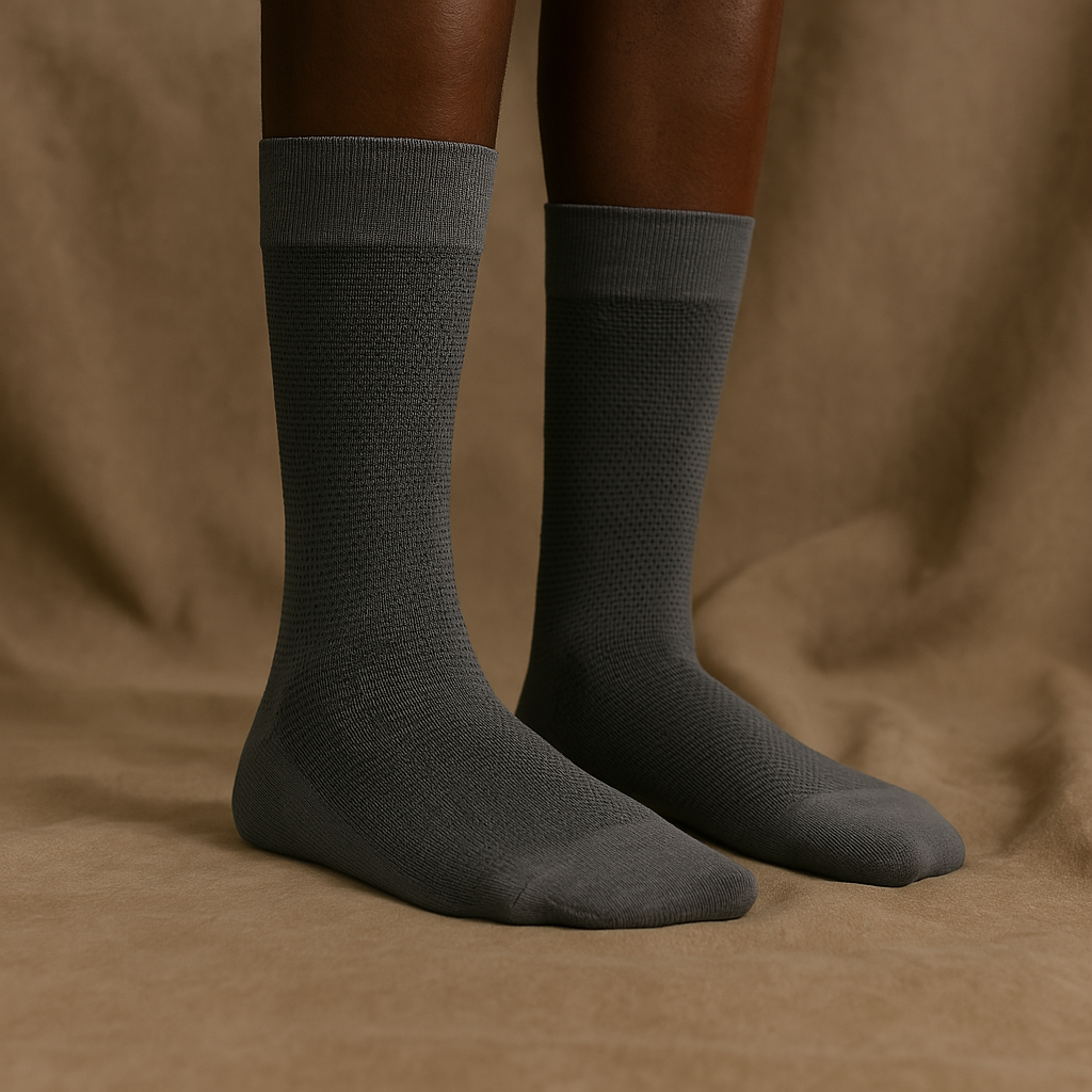 Hilem Business Charcoal Color Bamboo Socks